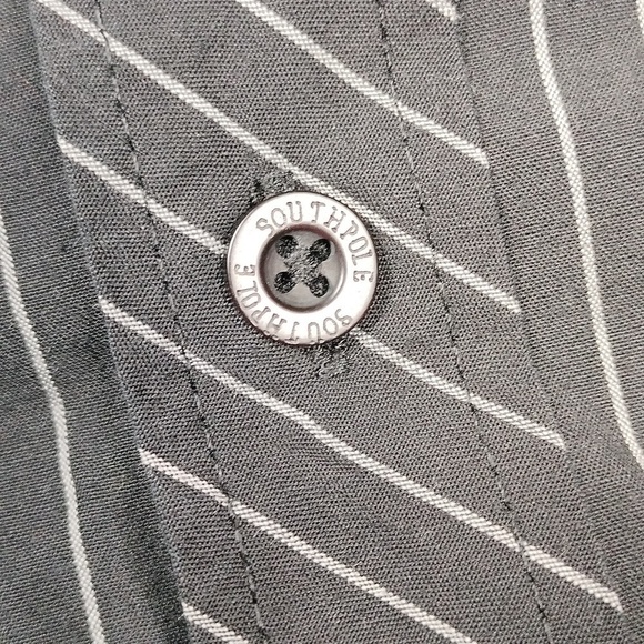 South Pole mens short sleeved button down shirt size large - Picture 4 of 8